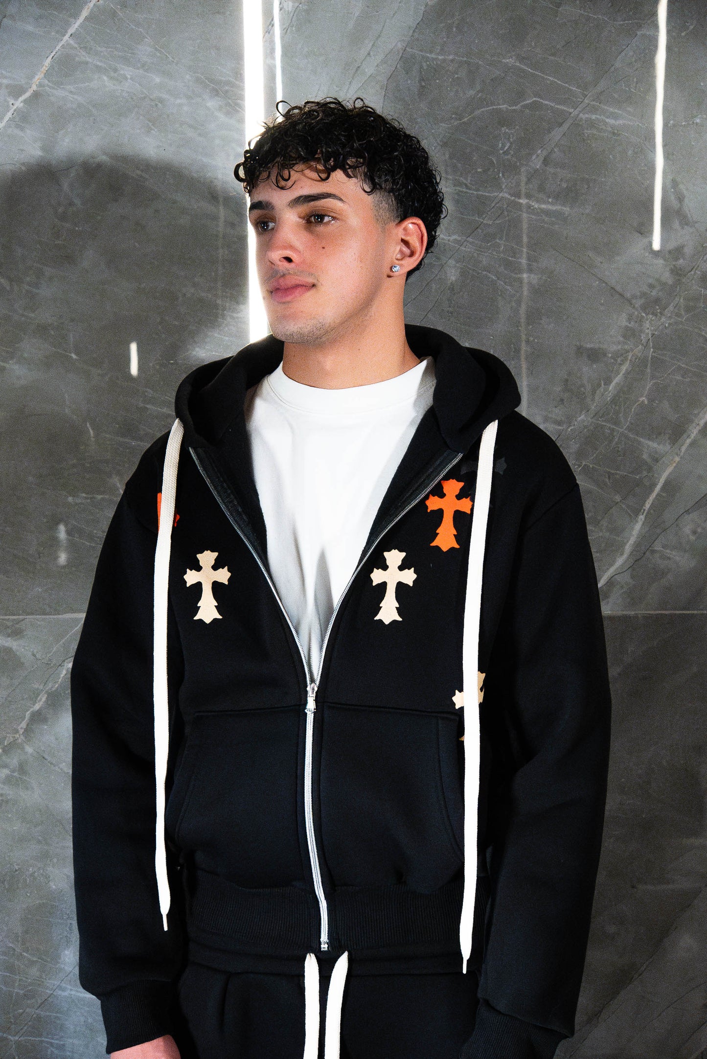 Hoodie Zip Croci