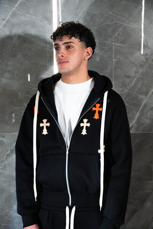 Hoodie Zip Croci