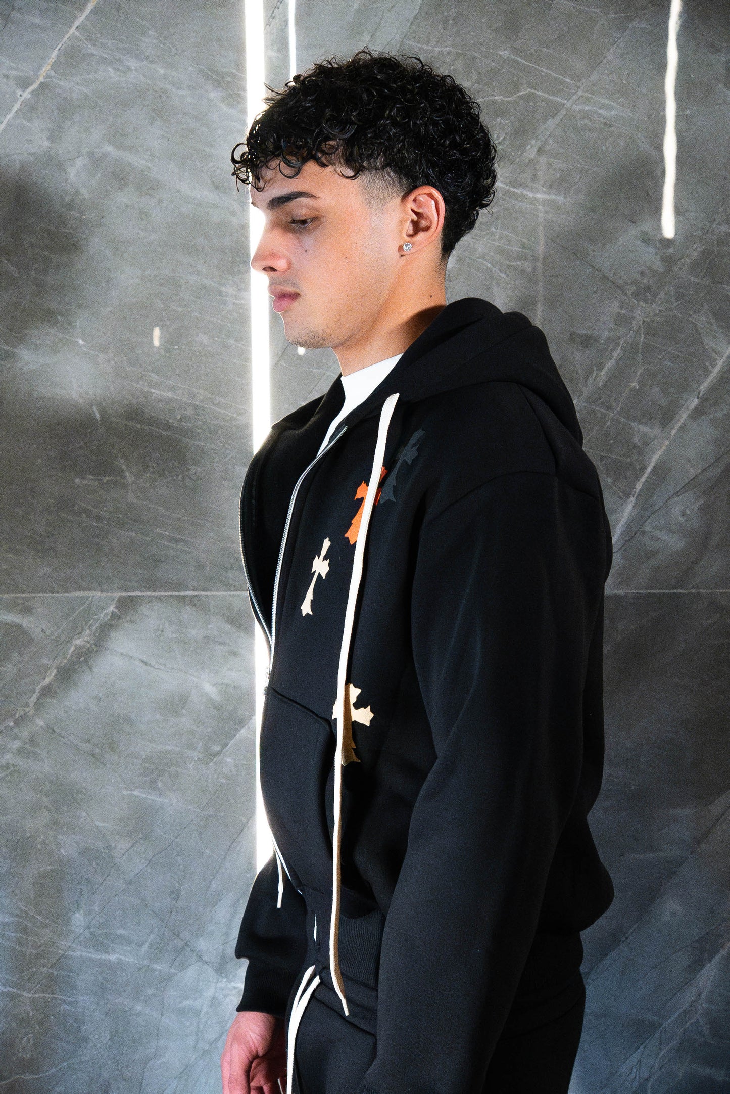 Hoodie Zip Croci