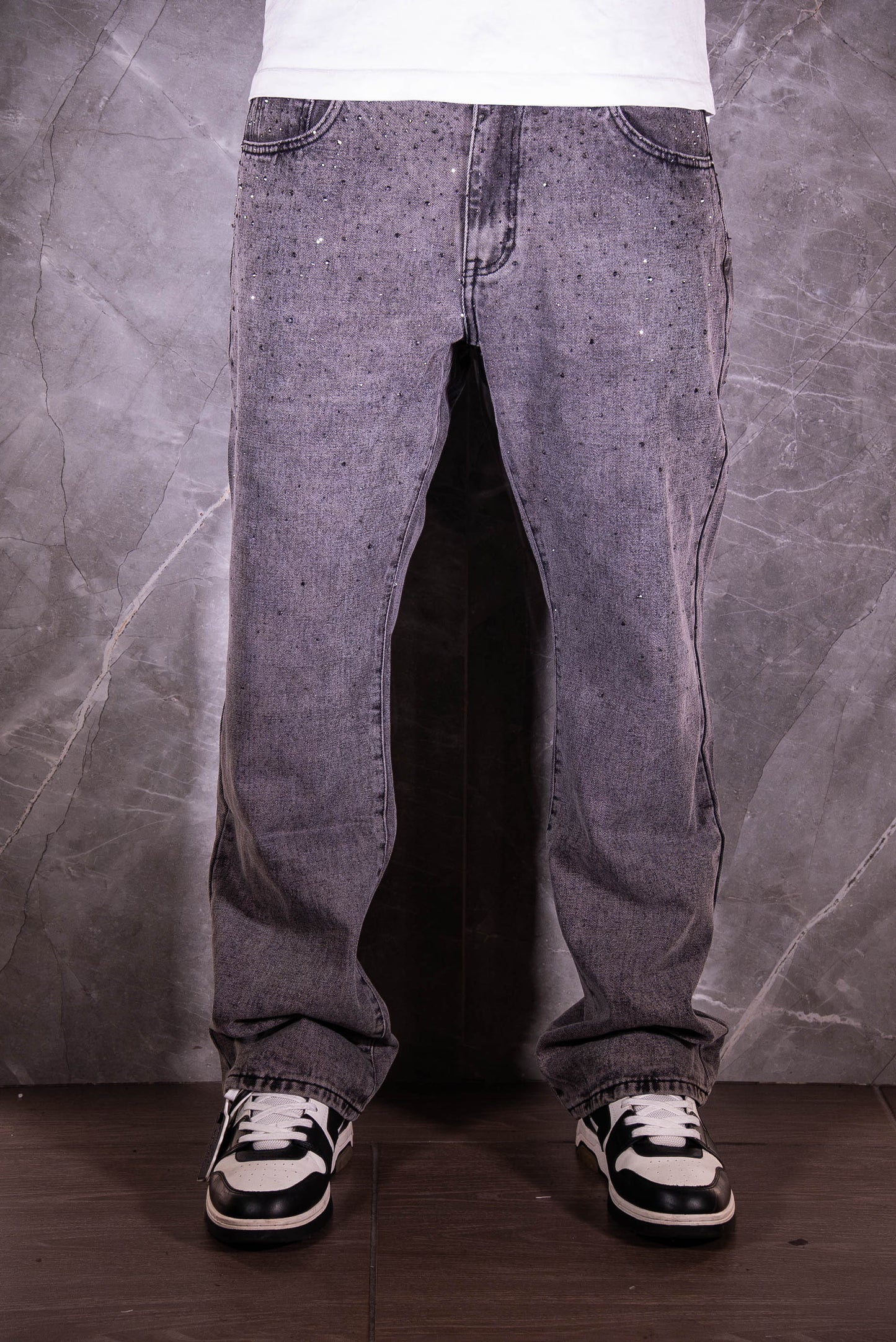 Jeans Grigio Swaroski