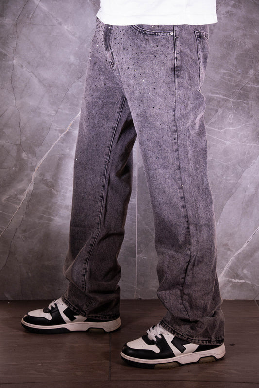 Jeans Grigio Swaroski