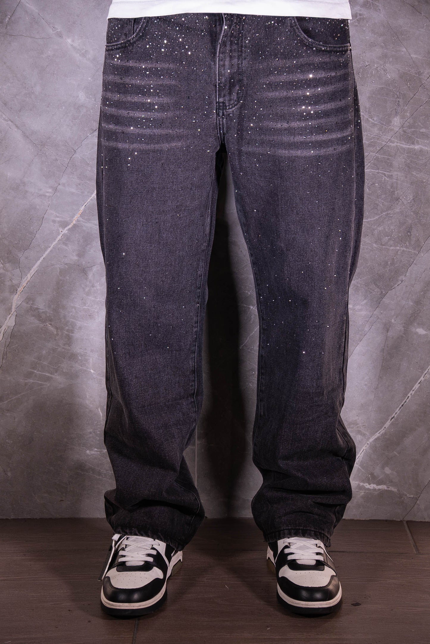 Jeans Diamonds Black
