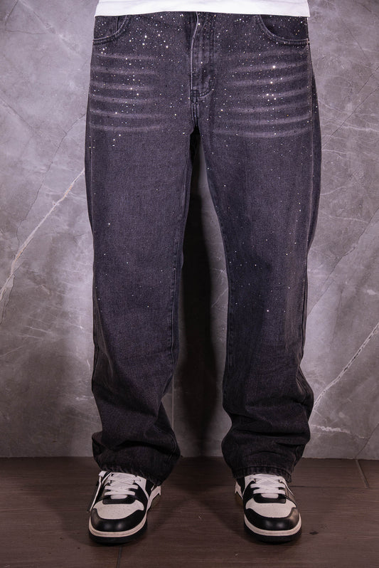 Jeans Diamonds Black