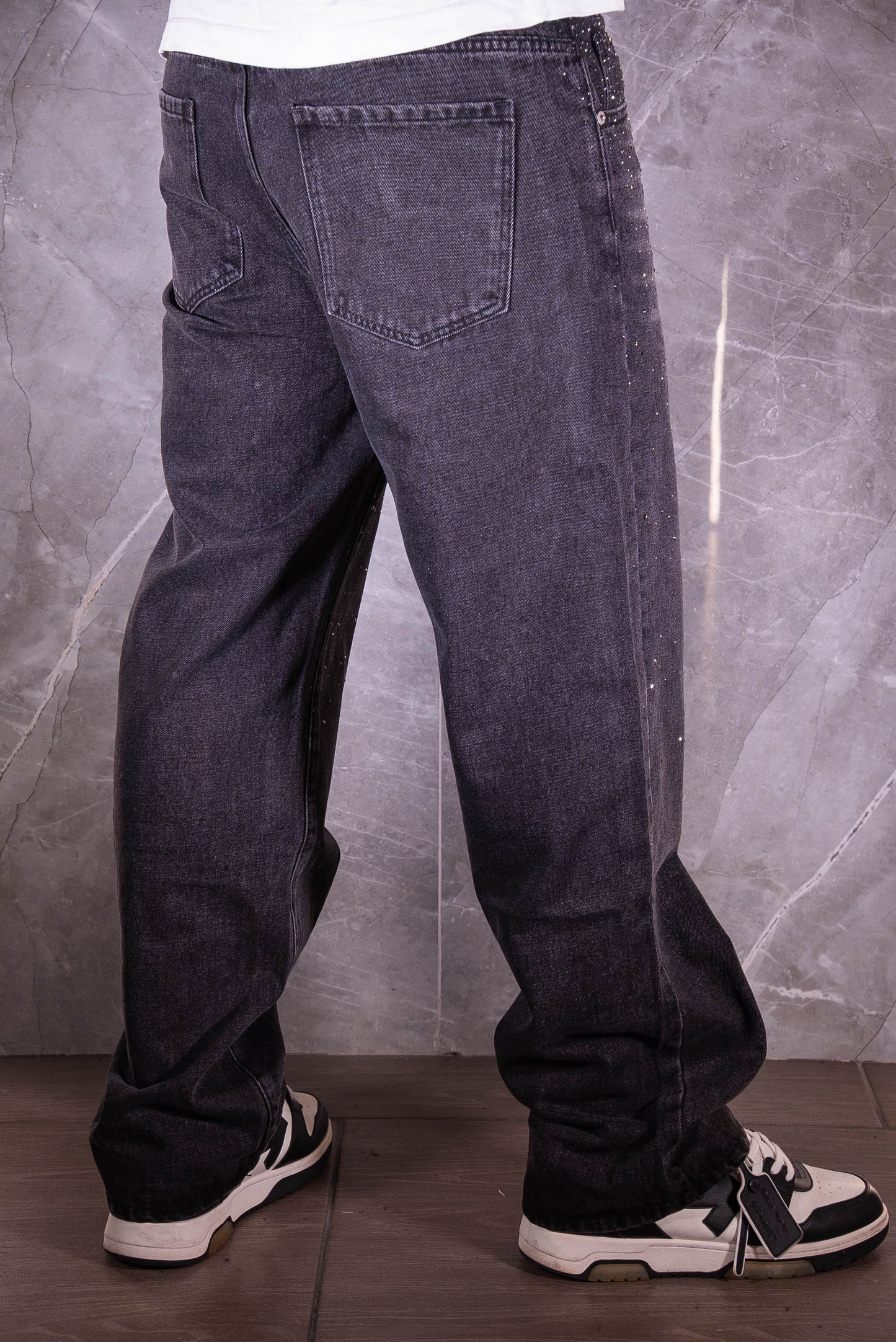 Jeans Diamonds Black